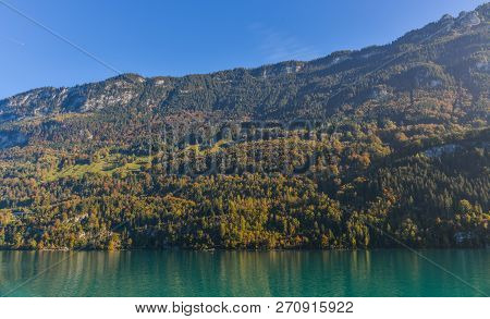 Beautiful Scenery Of Lake Brienz, Switzerland