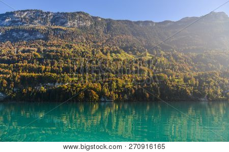 Beautiful Scenery Of Lake Brienz, Switzerland