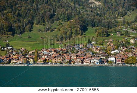 Beautiful Scenery Of Lake Brienz, Switzerland