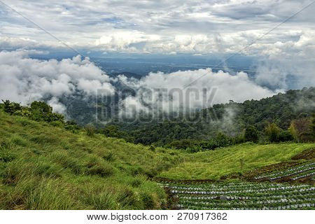 The Mon Cheam Mountain Of Chiang Mai, Thailand.