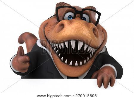 Fun Trex - 3D Illustration