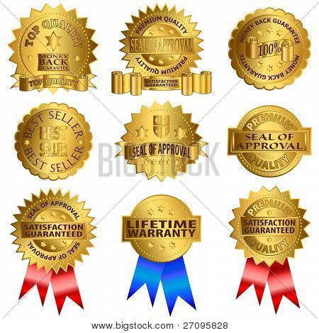 Gold seals