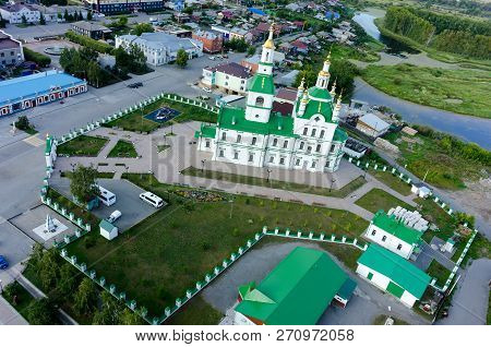 Yalutorovsk, Russia - August 20, 2017: Sretensky Cathedral. Church Was Demolished At 1931. It Is New