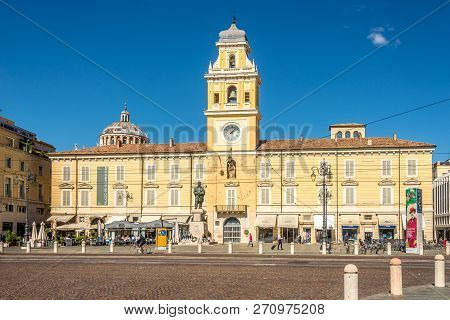 View At The Governors Palace  At The Garibaldi Place In Parma - Italy