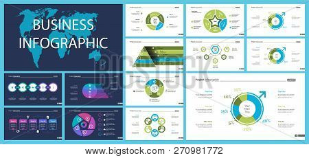 Business Inforgraphic Design Set For Management Concept. Can Be Used For Business Project, Annual Re