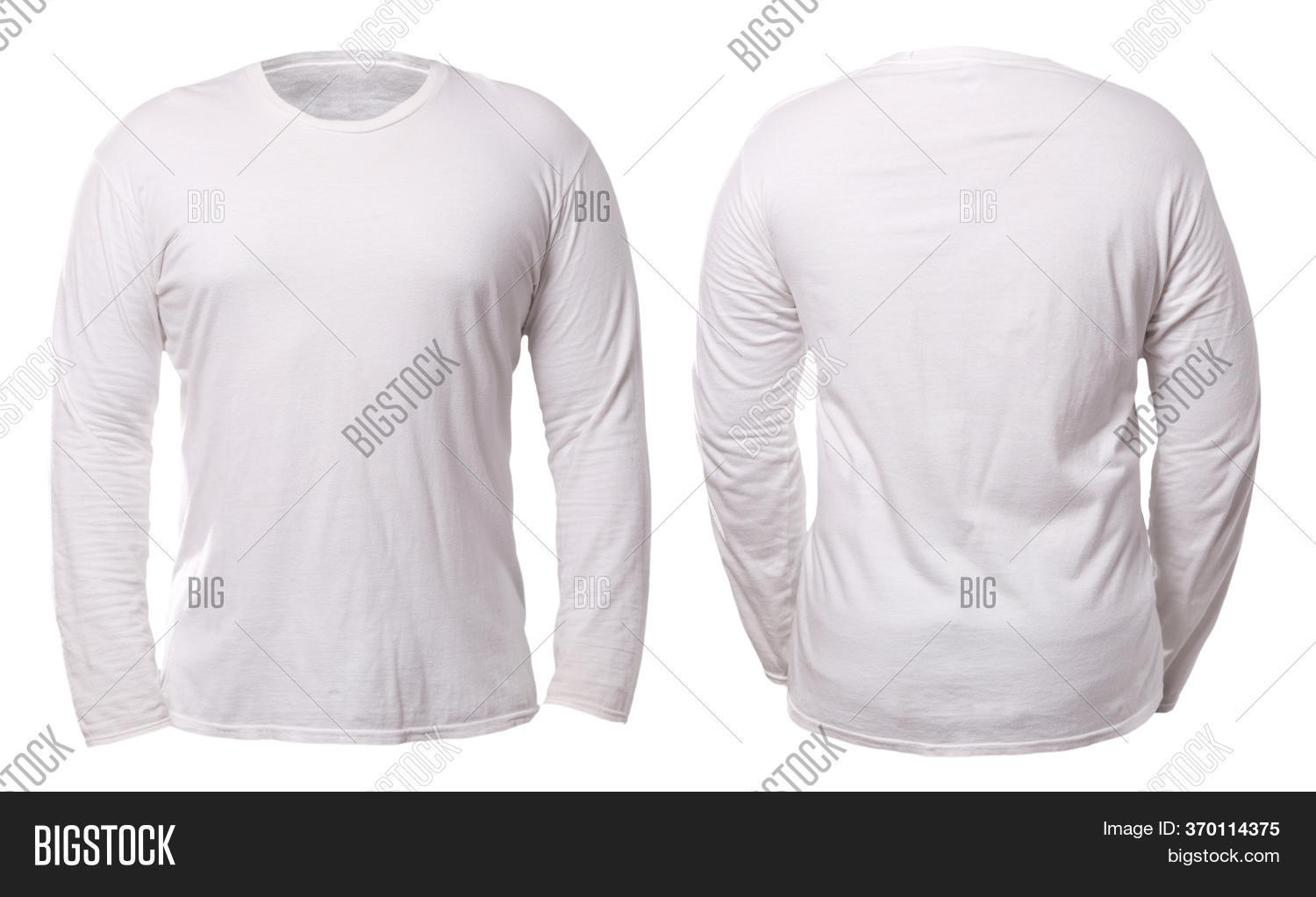 White Long Sleeve T- Image & Photo (Free Trial) | Bigstock
