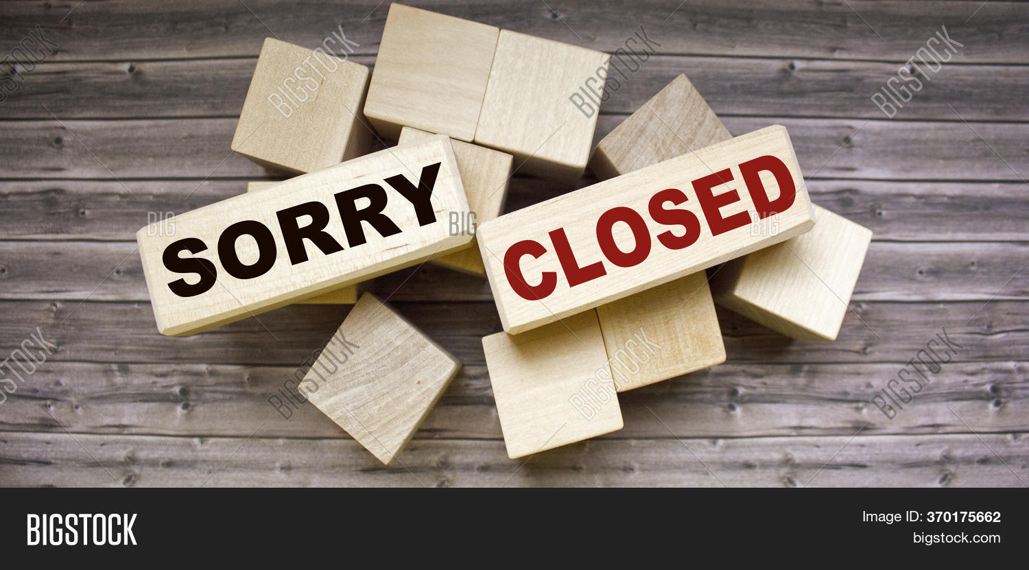 Sorry Block Blocks Text Sorry, Image & Photo (Free Trial) | Bigstock