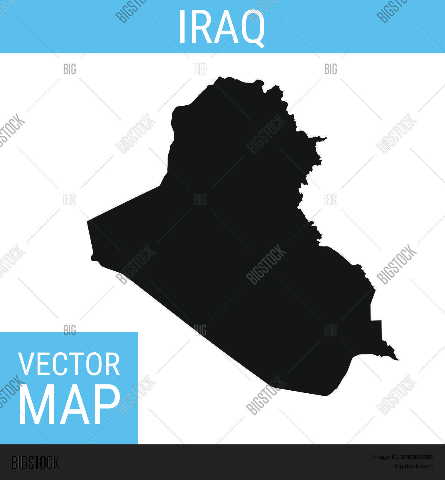 Vector Map Of Iraq Iraq Vector Map Vector & Photo (Free Trial) | Bigstock