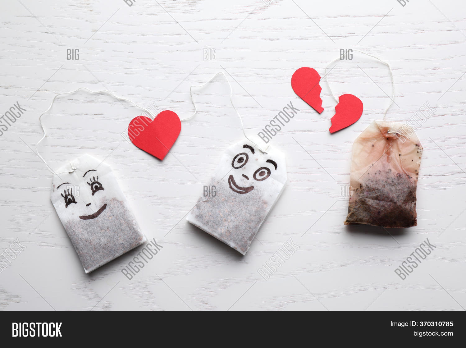 Tea Bags Drawn Faces Image & Photo (Free Trial) Bigstock