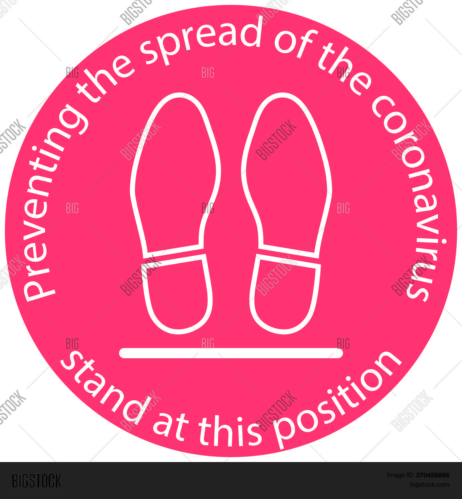 Foot Symbol Marking Vector & Photo (Free Trial) | Bigstock