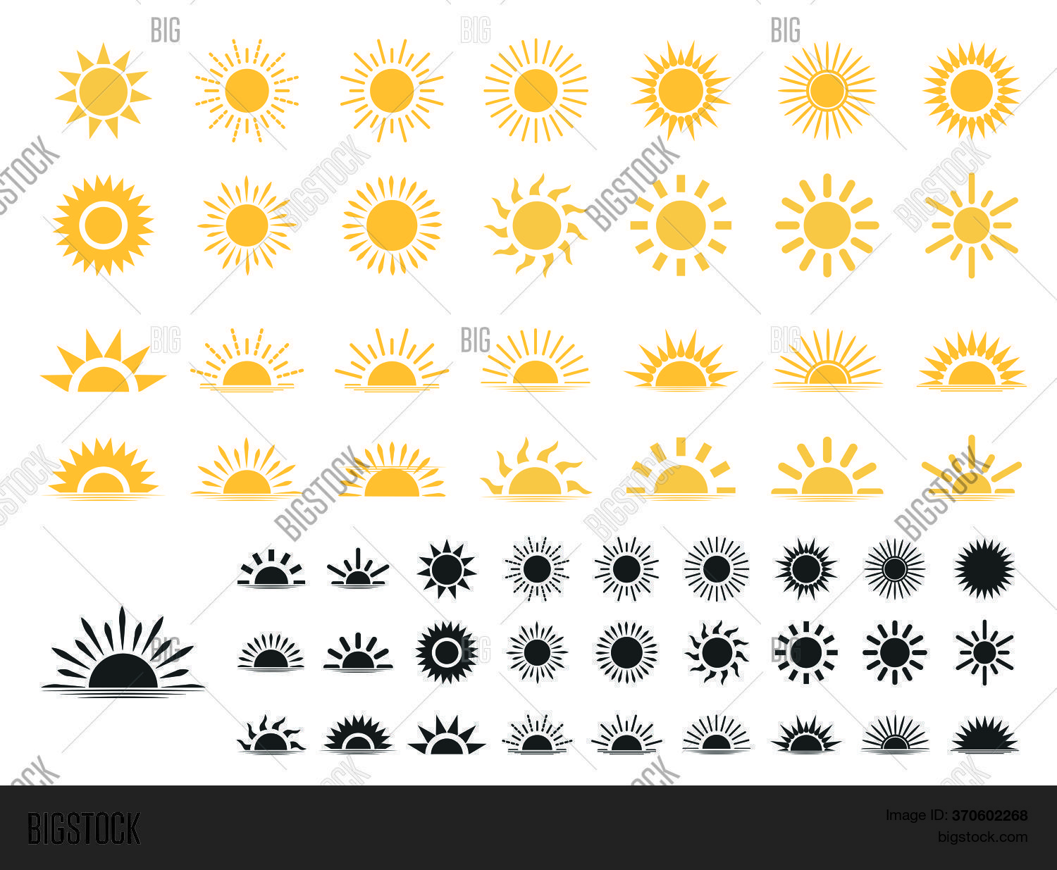 Set Sun Icons . Vector \u0026 Photo (Free 