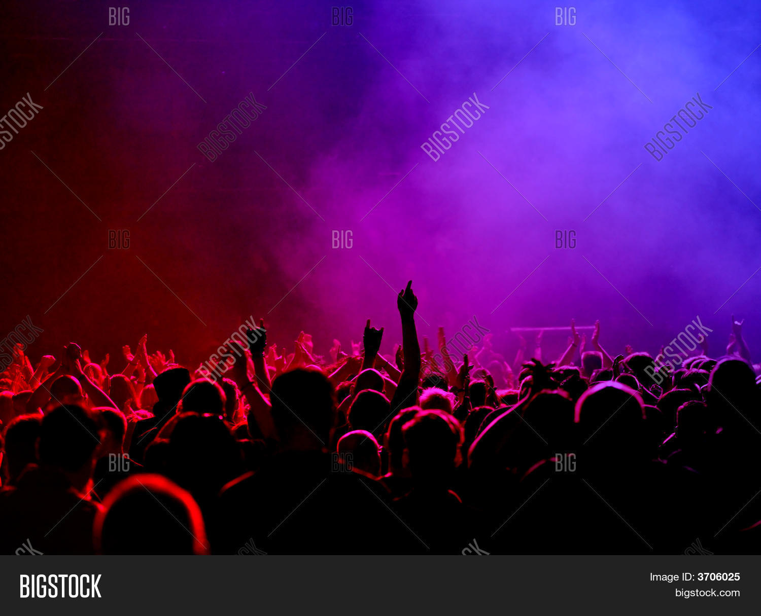 Concert Crowd Red Image & Photo (Free Trial) | Bigstock