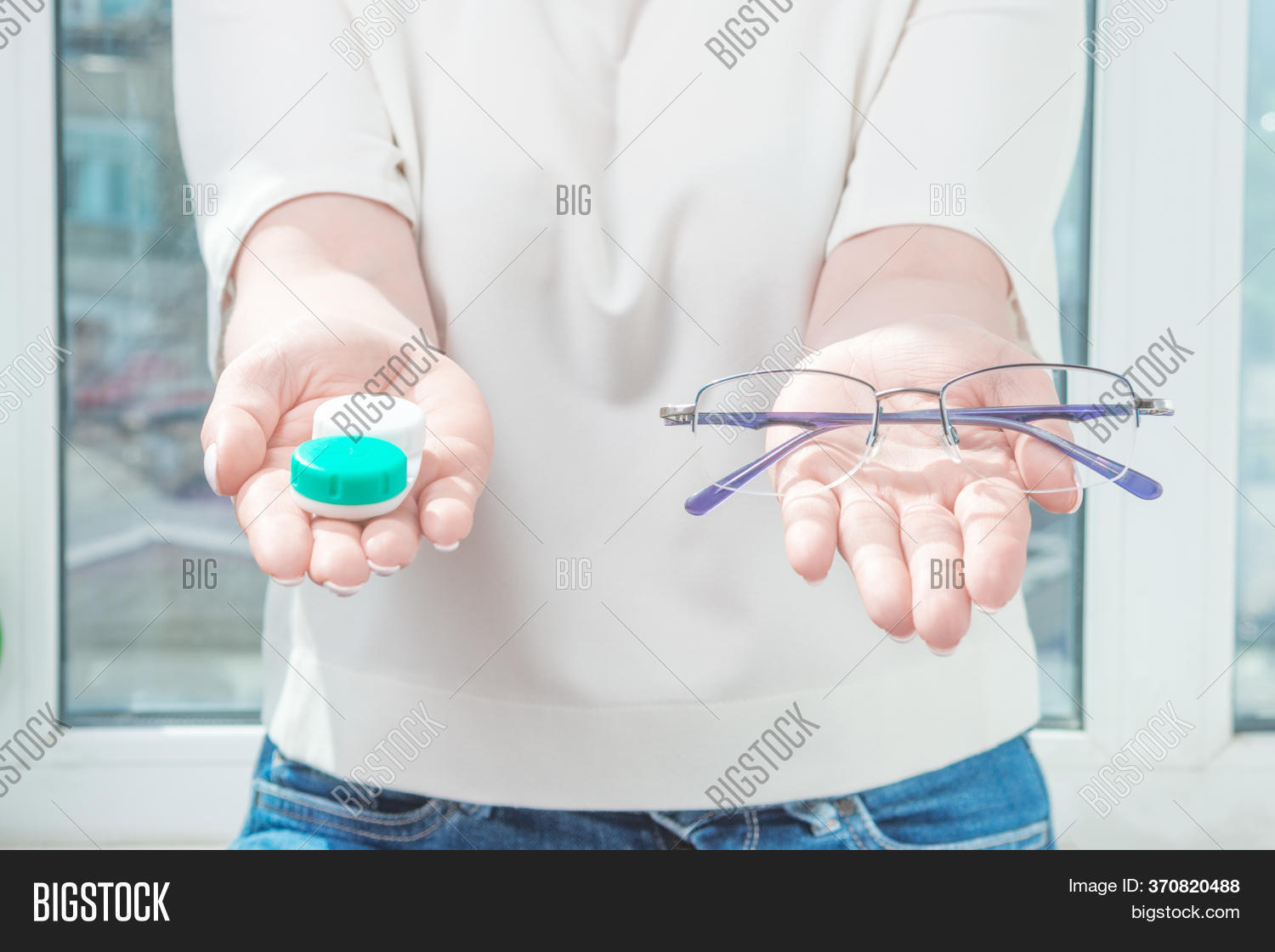 Woman Holds Glasses Image & Photo (Free Trial) Bigstock