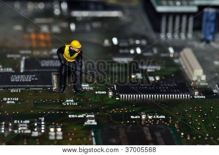 Miniatyyri woker emolevy