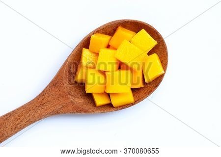 Tropical Fruit, Top View Of Fresh Yellow Ango