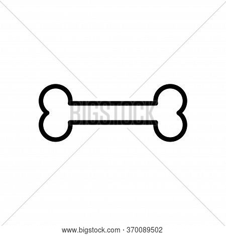 Bone Icon Flat Vector Template Design Trendy