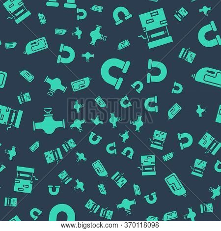 Set Industry Metallic Pipe, Well, Industry Pipe And Valve And Container With Drain Cleaner On Seamle