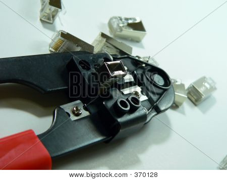 Kleště a Rj45