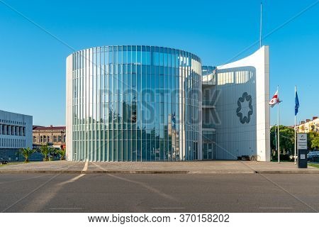 Poti, Georgia - 05 June, 2020: House Of Justice In Poti