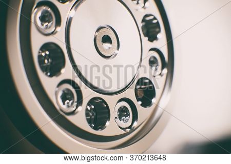 Computer Hard Drive, Opened Hdd Drive, Close Up.