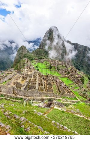 Machu Picchu, A Peruvian Historical Sanctuary And A Unesco World Heritage Site. One Of The New Seven