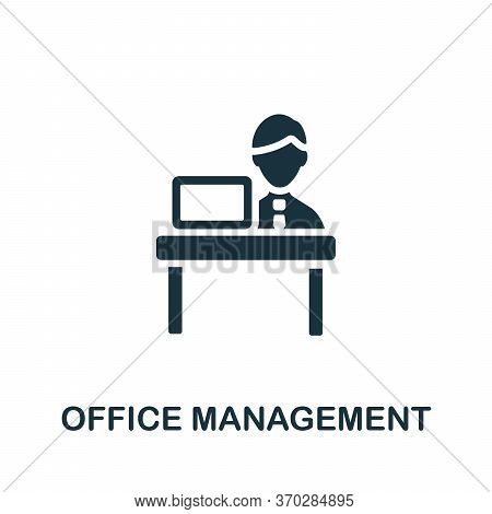 Office Management Icon. Simple Element From Company Management Collection. Creative Office Managemen