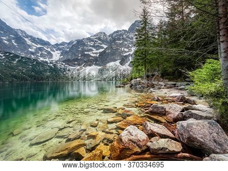 Morskie Oko Lake In Tatra Mountains, Poland