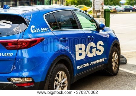 Bgs Security Car Parked In Front Of North Railway Station In Bucharest, Romania, 2020