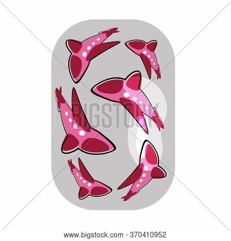 Stock Vector Illustration Of A Flying Airplanes On A Gray Background Capsule Form. Airplane And Trav