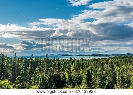 Landscape With Forest In Ontario, Pukaskwa National Park. Canada.