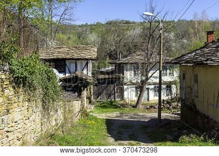 Staro Stefanovo, Bulgaria - April 9, 2014: Old Houses At Historical Village Of Staro Stefanovo, Love