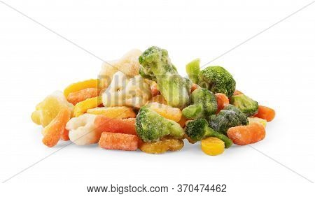 Frozen Vegetables Isolated On White Warzywa, Verdure, Cooking, White, Background,