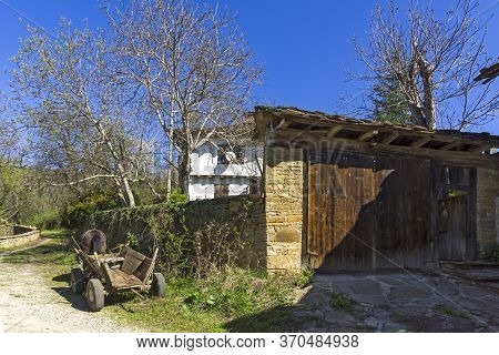 Staro Stefanovo, Bulgaria - April 9, 2014: Old Houses At Historical Village Of Staro Stefanovo, Love