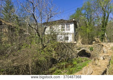 Staro Stefanovo, Bulgaria - April 9, 2014: Old Houses At Historical Village Of Staro Stefanovo, Love