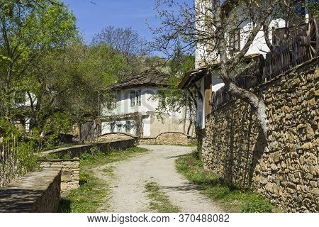 Staro Stefanovo, Bulgaria - April 9, 2014: Old Houses At Historical Village Of Staro Stefanovo, Love