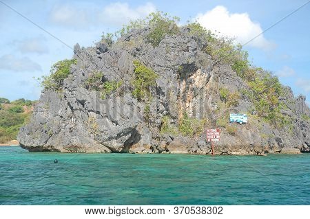 Palawan, Ph - March 7 - Siete Pecados Marine Park Island On March 7, 2012 In Coron, Palawan, Philipp