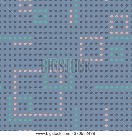 Pink Green Sharp Dots Seamless Pattern Background