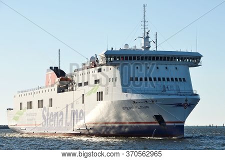 Ventspils, June 02: Ferry Of Stena Line On June 02, 2020 At Ventspils, Latvia.