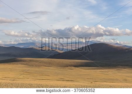 Mongolia Landscape. Altai Tavan Bogd National Park In Bayar-ulgii