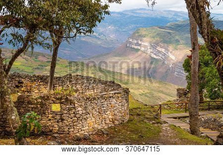Kuelap Ruins In The Andes Mountains Of Peru