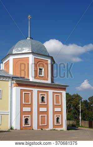 Village Novyy Byt, Chekhov District, Russia - September, 2019: The Monastery Of The Ascension Of Dav