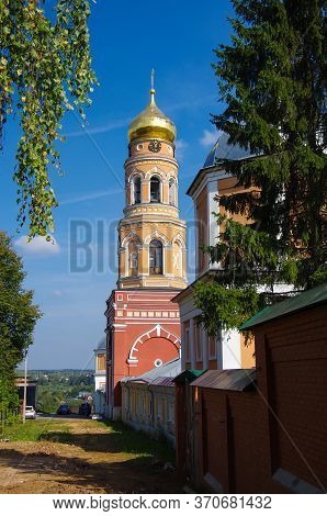 Village Novyy Byt, Chekhov District, Russia - September, 2019: The Monastery Of The Ascension Of Dav