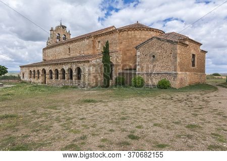 Church Of Our Lady Of The Nativity In Santa María De Riaza, In The Province Of Segovia (spain)