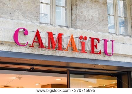 Bordeaux , Aquitaine / France - 05 05 2020 : Camaieu Logo Store Of Camaïeu Shop Sign In Mall For Fas