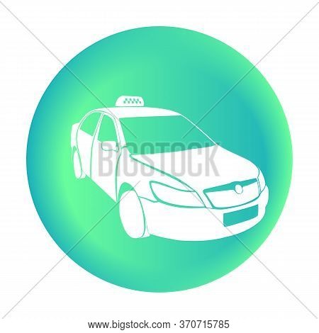 Taxi Icon In Vector. Tourism. Vector Illustration.