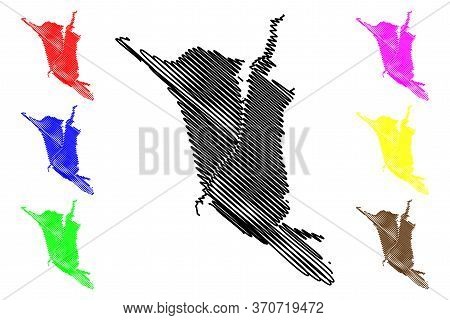 Sochi City (russian Federation, Russia, Krasnodar Krai) Map Vector Illustration, Scribble Sketch Cit