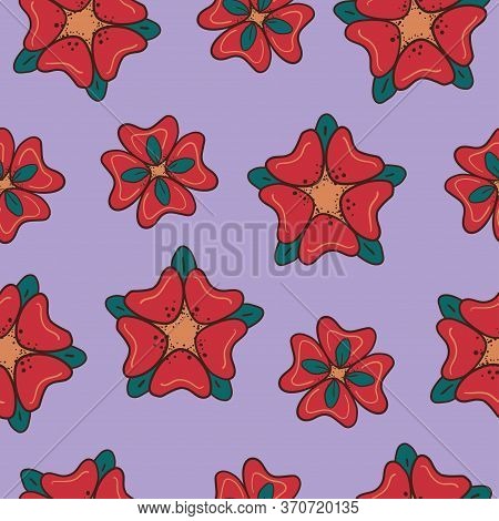 Vector Organic Motive Seamless Pattern.