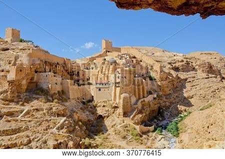 Holy Lavra Monastery Of Saint Sava The Sanctified Mar Saba In The Kidron Valley In The Judean Desert