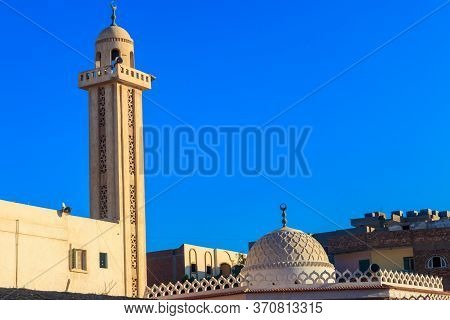 Mosque In Dahar Neighborhood (old Town Of Hurghada) In Egypt