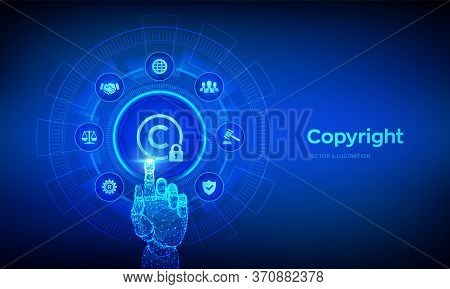 Copyright. Patents And Intellectual Property Protection Law And Rights. Protect Business Ideas And H